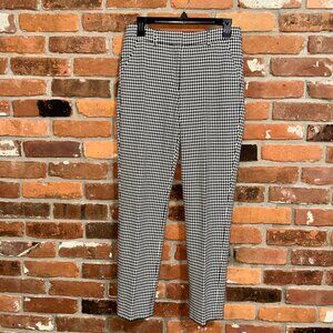 White House Black Market Houndstooth Slim Ankle Pants Size 2 Long